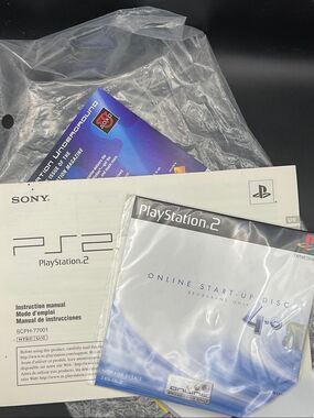Sony PlayStation 2 Online Start-Up Disc Insert - White/Blue